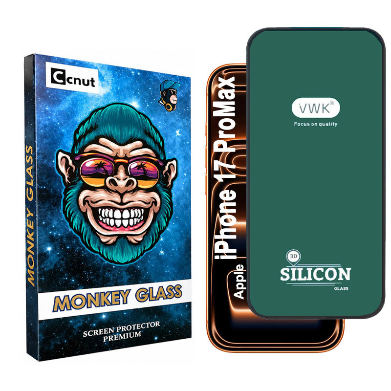 محافظ صفحه نمایش دورسیلیکونی کوکونات مدل VWK-MNK مناسب برای گوشی موبایل اپل iPhone 17 ProMax
