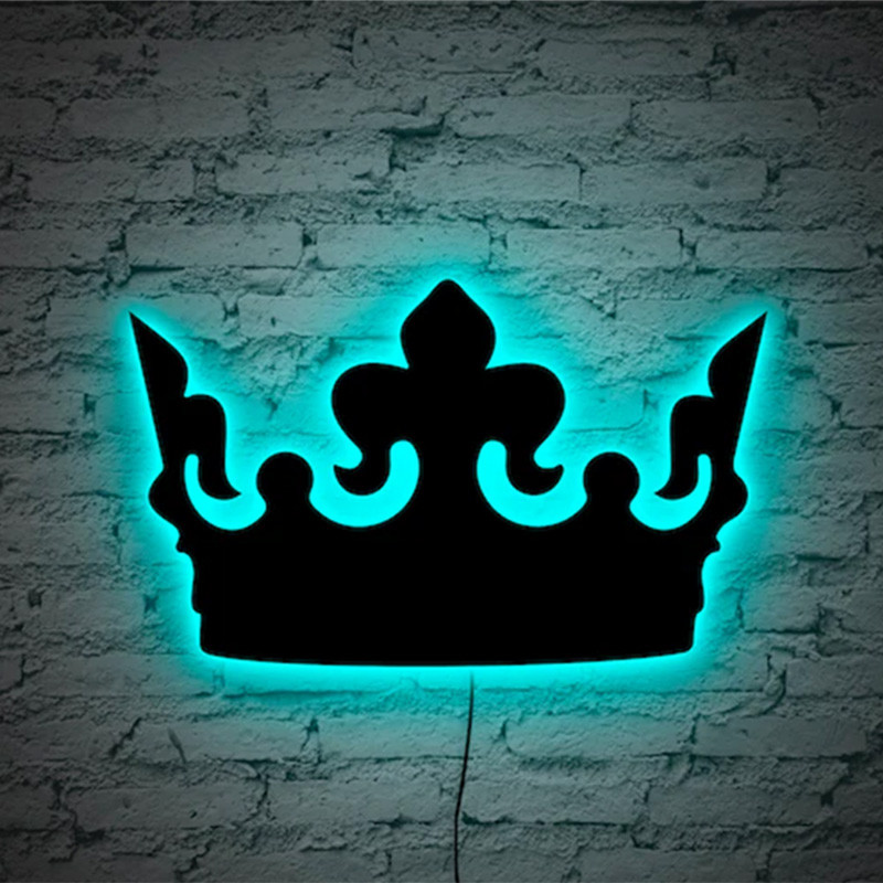 تابلو نوری طرح تاج