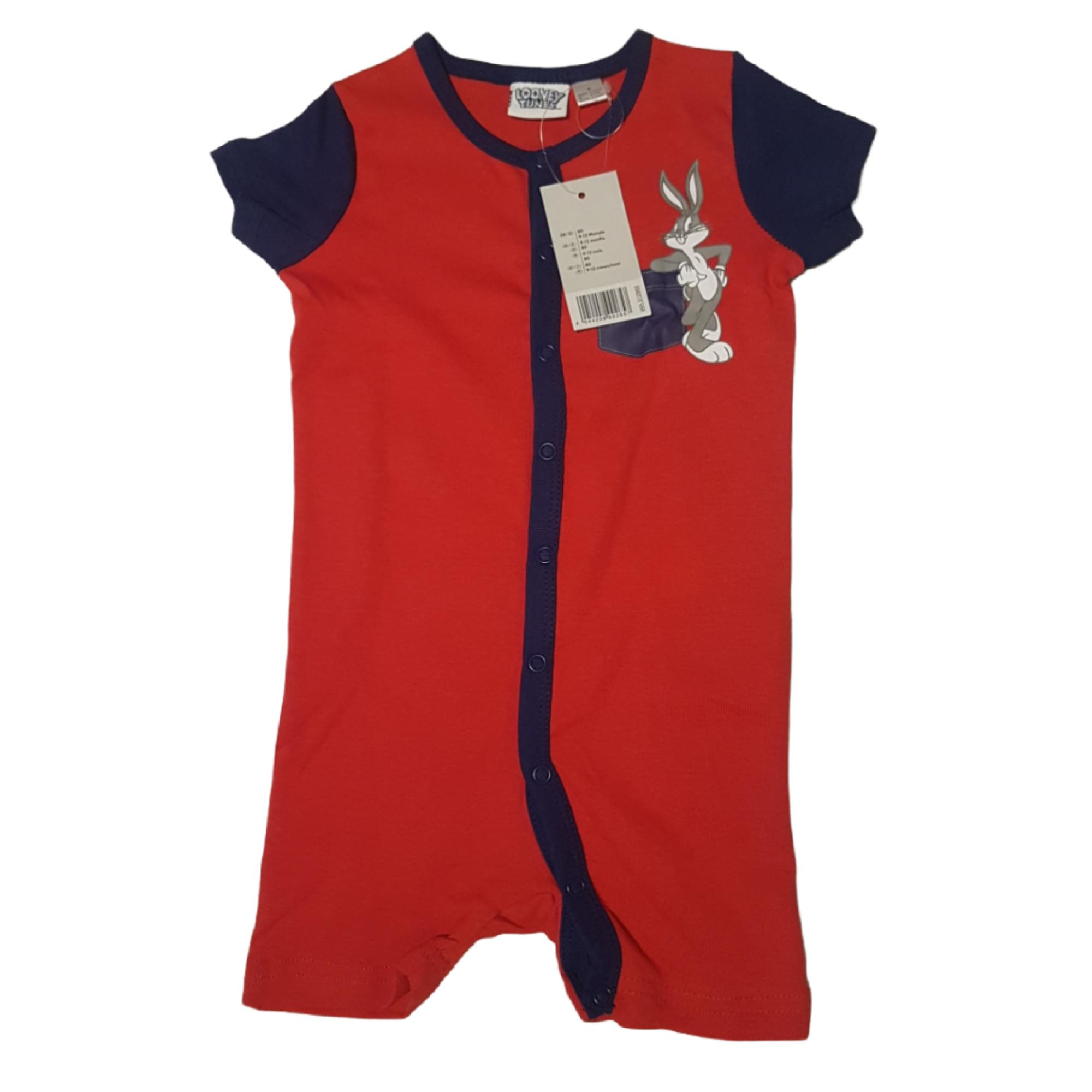 بادی آستین کوتاه نوزادی لونی تونز مدل 002