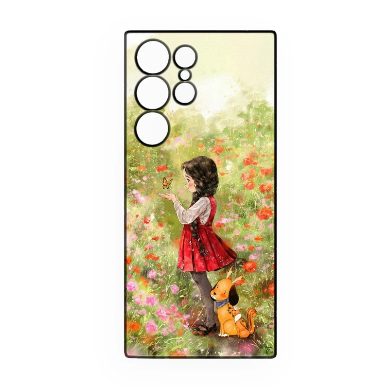 کاور طرح دخترانه کد 292 مناسب برای گوشی موبایل سامسونگ Galaxy S23 Ultra