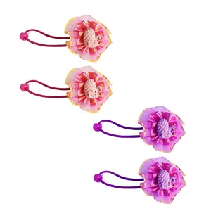 کش مو دخترانه مدل قلب خندان کد 06 مجموعه 4 عددی