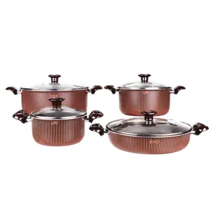 سرویس پخت و پز 8 پارچه لاوان مدل Flame Honeycomb