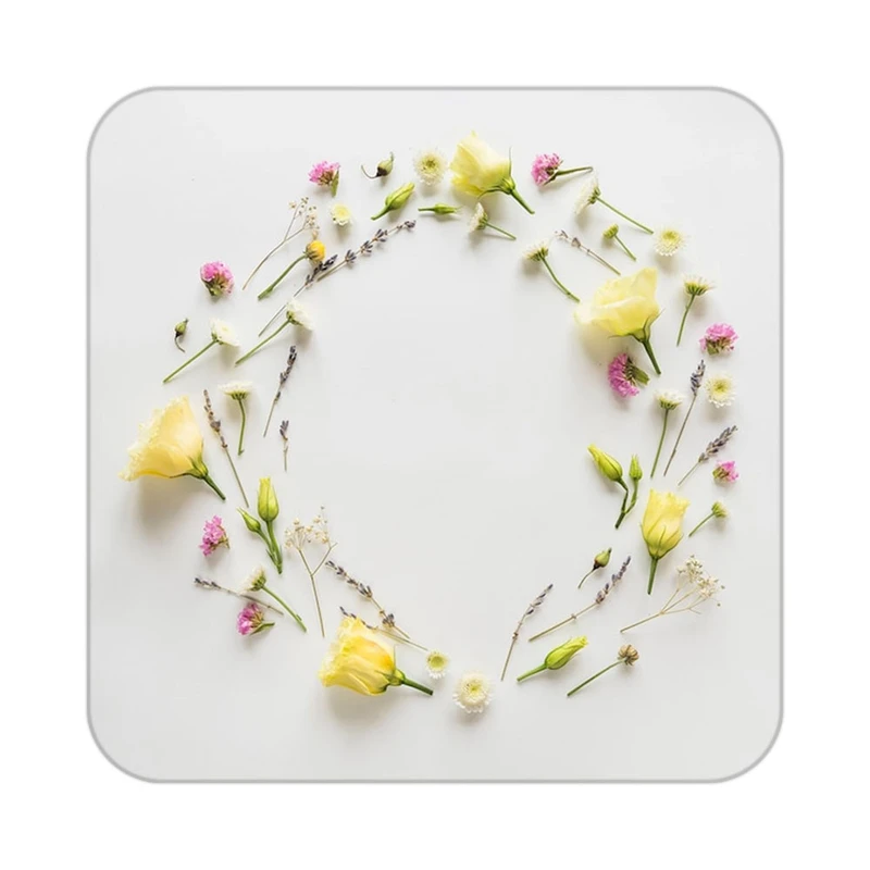 زیر لیوانی کاکتی طرح گل مدل mp19110