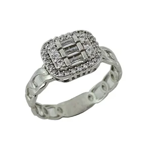 انگشتر نقره زنانه مدل w105