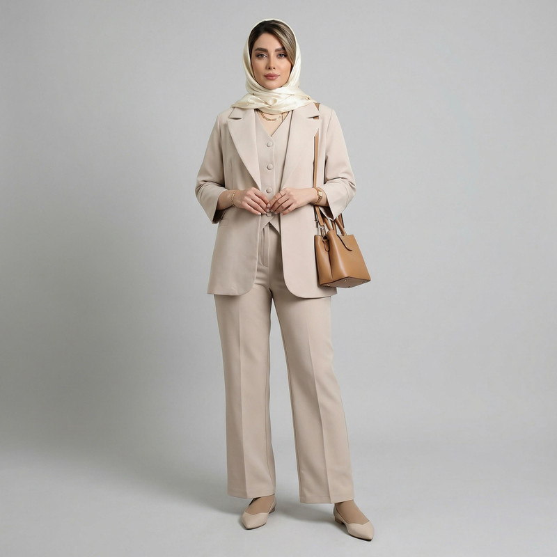 ست 3 تکه لباس رسمی زنانه السانا مدل نازنین کد 202501
