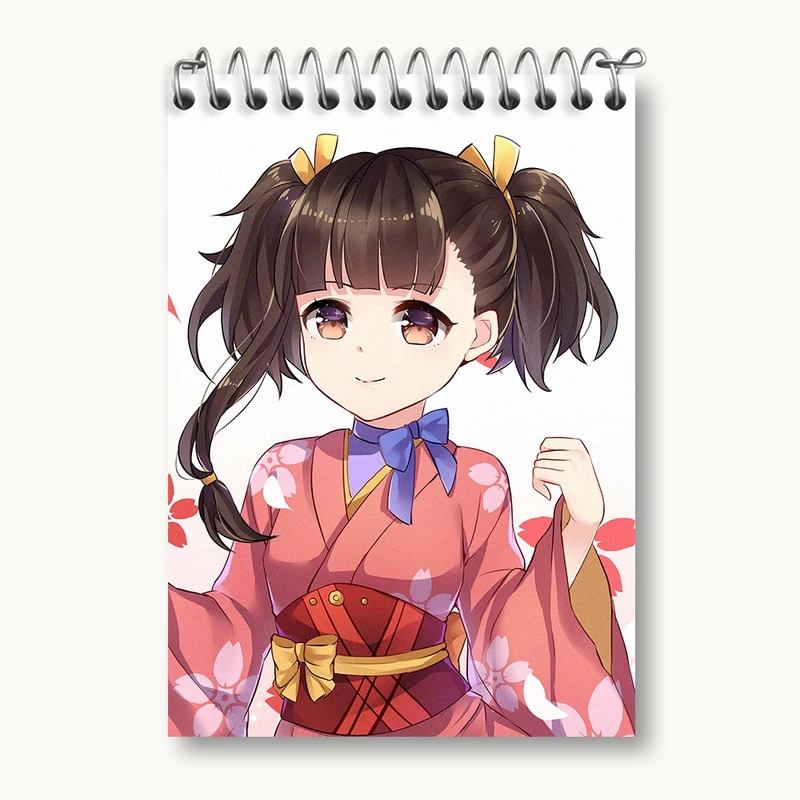 دفتر یادداشت 50 برگ خندالو مدل مومی انیمه کابانری (Kabaneri) کد 35987