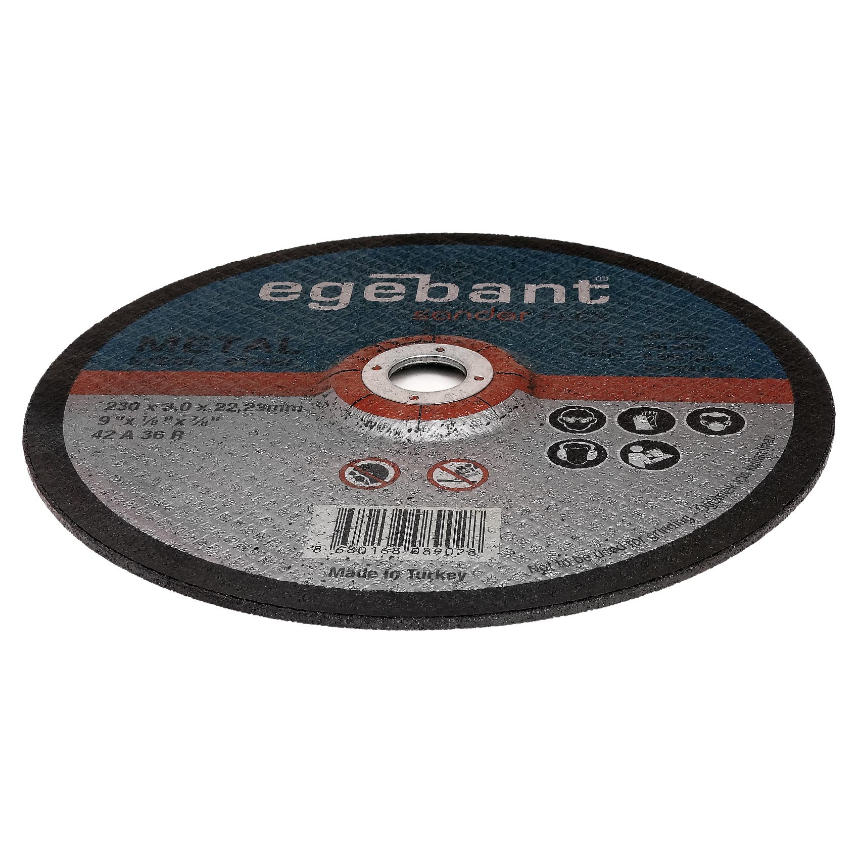 صفحه برش آهن اگبانت مدل ART-Eg-230x30-1 سایز 230 میلیمتر