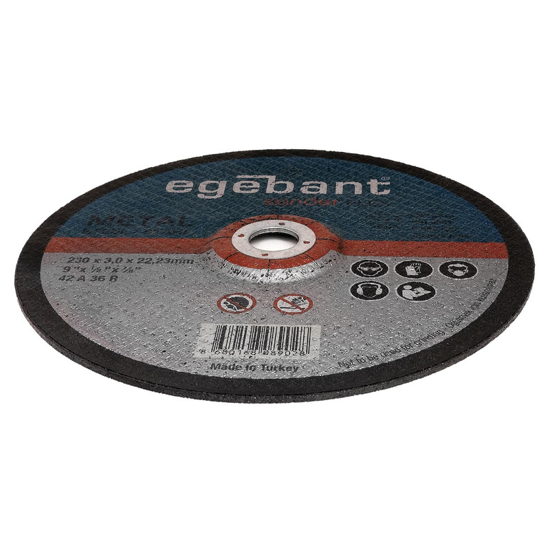 صفحه برش آهن اگبانت مدل ART-Eg-230x30-5 سایز 230 میلیمتر مجموعه 5 عددی