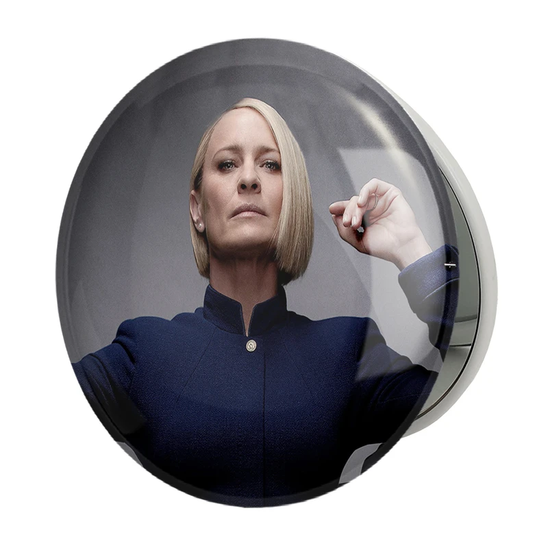 آینه جیبی خندالو طرح سریال House Of Cards مدل تاشو کد 28150 
