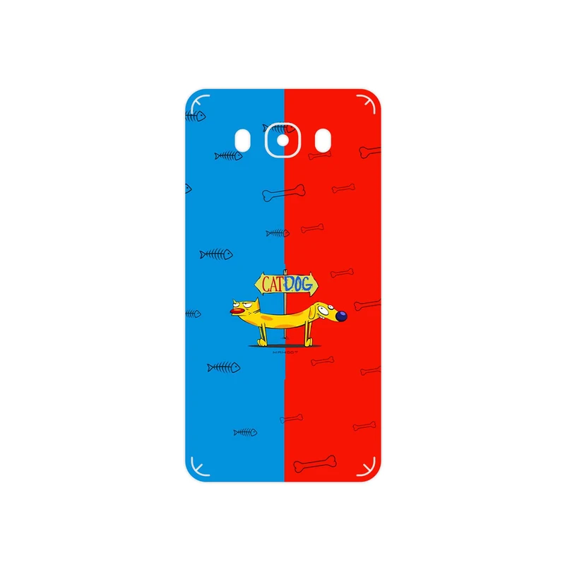 برچسب پوششی ماهوت مدل CatDog مناسب برای گوشی موبایل سامسونگ Galaxy J7 2016