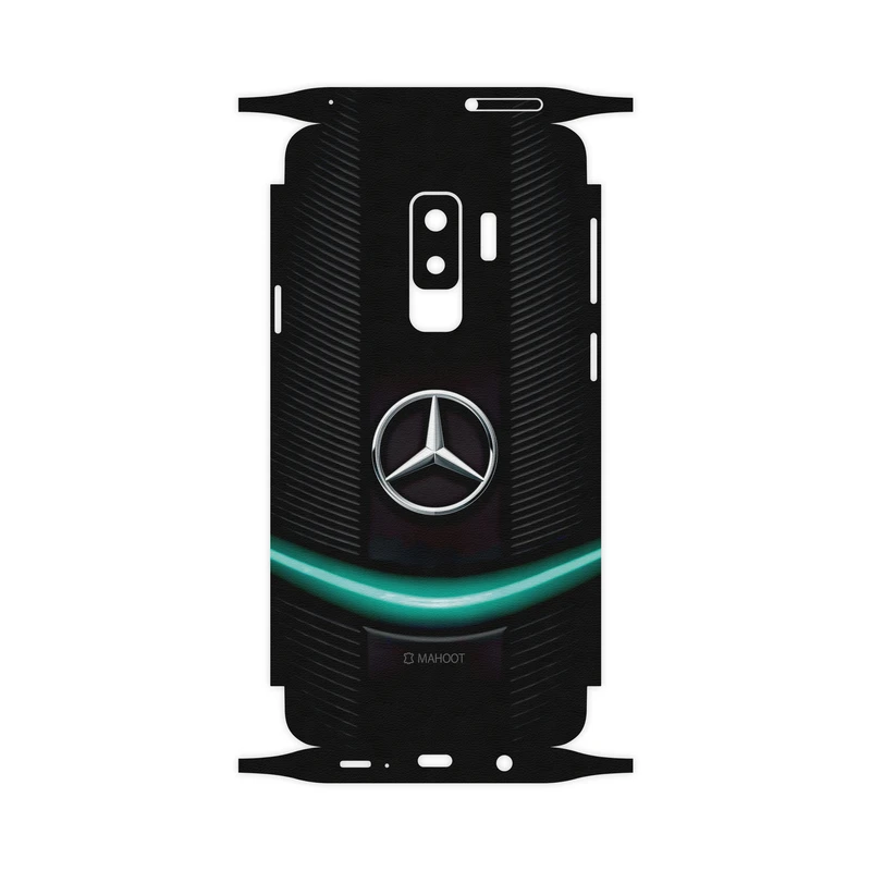 برچسب پوششی ماهوت مدل Mercedes-Benz-FullSkin مناسب برای گوشی موبایل سامسونگ Galaxy S9 Plus