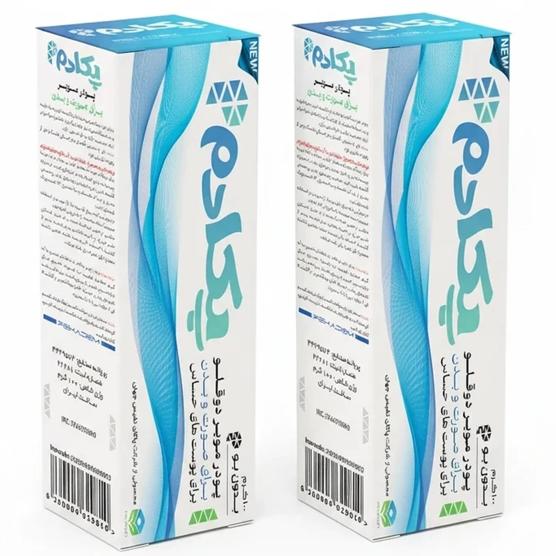 پودر موبر پکادم مدل نیلوفر وزن 100 گرم مجموعه 2 عددی