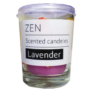 شمع لیوانی ذن مدل لوندر کد ZEN.011