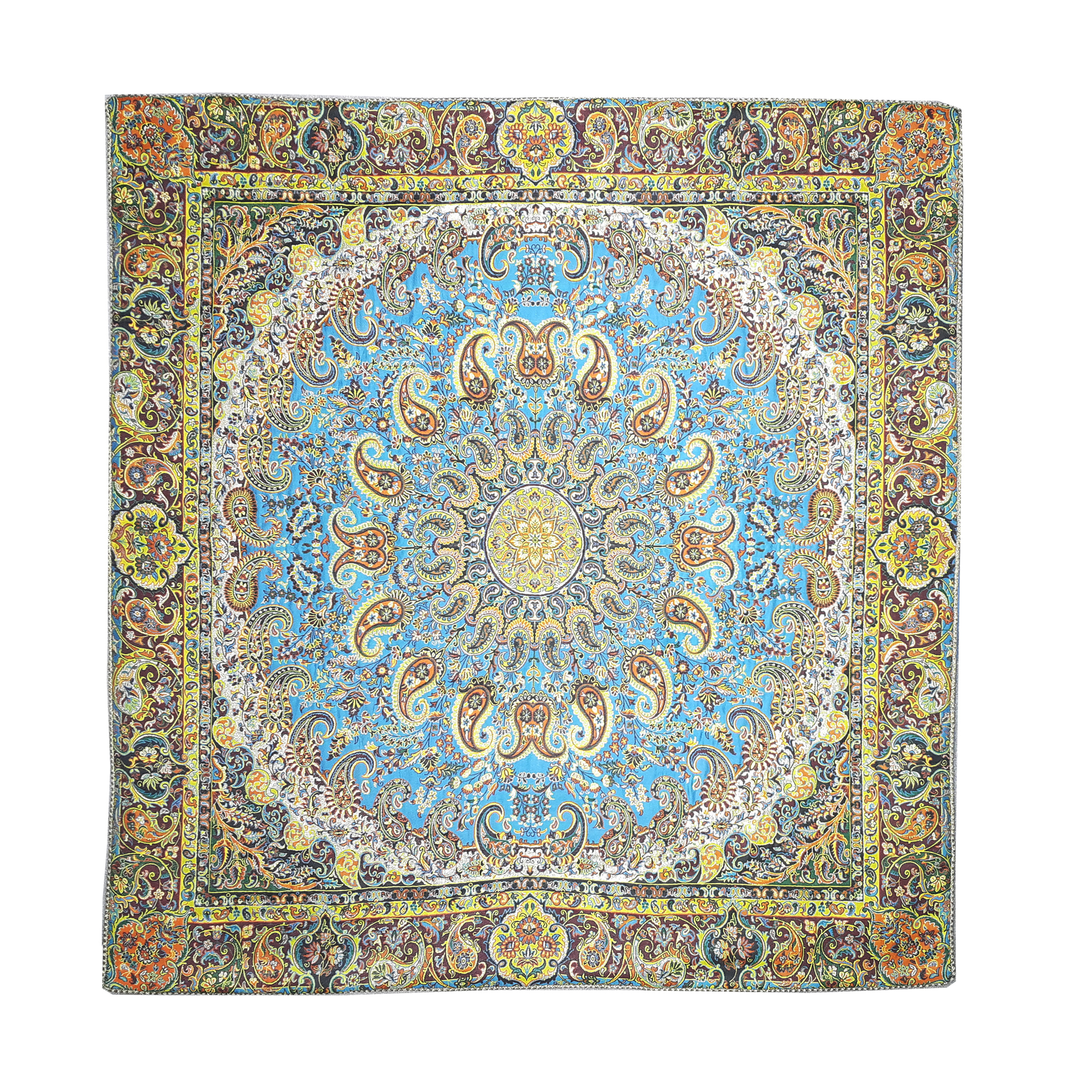 رومیزی ترمه مدل خورشید کد 9BL1-1