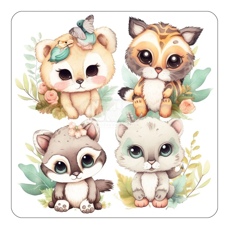 مگنت کاکتی طرح حیوانات کارتونی مدل mp28602