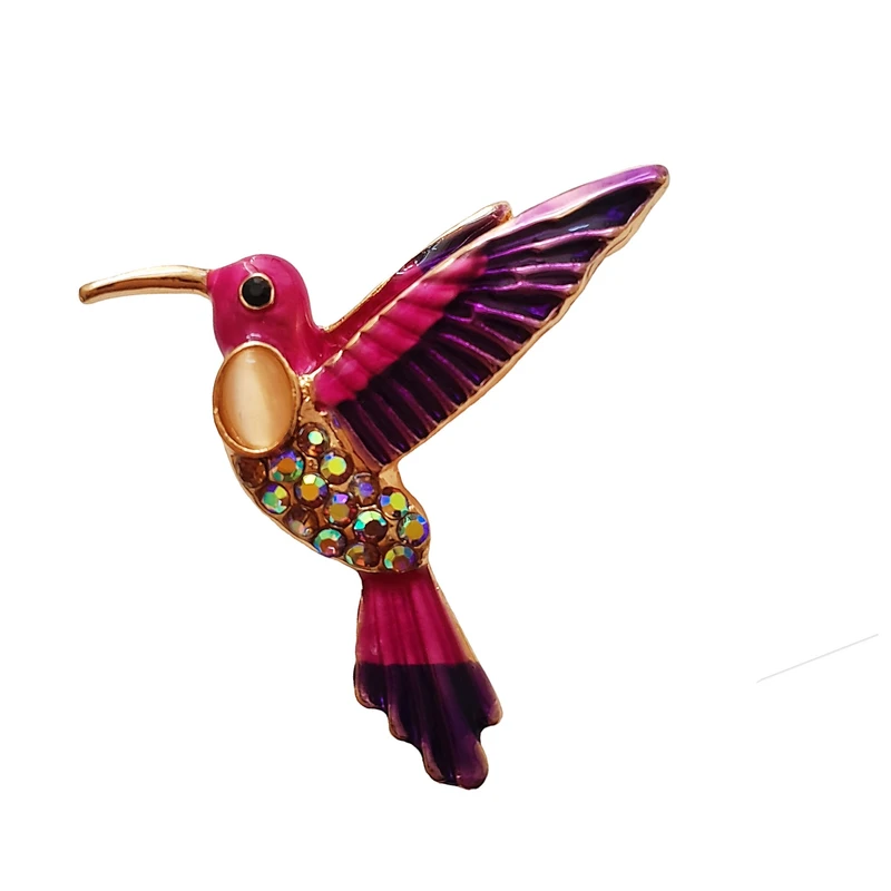 گل سینه زنانه مدل مرغ زرین پر کد ngr337