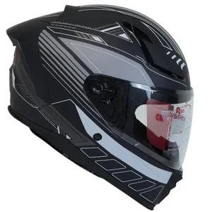 کلاه کاسکت فک ثابت ردلاین مدل 942+ matt blk gry