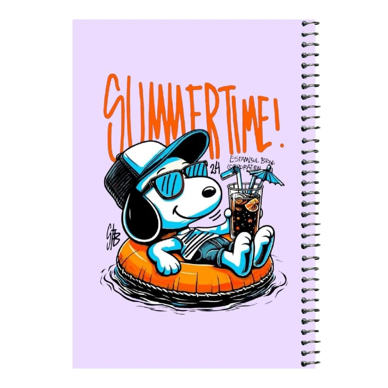 دفتر مشق 80 برگ اس جی طرح اسنوپی تابستان    