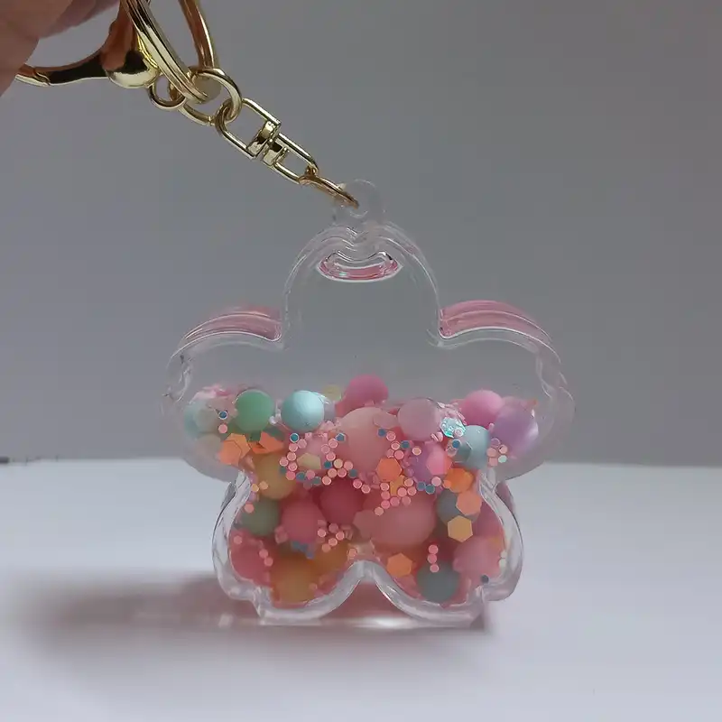 جاکلیدی مدل آکواریومی طرح گل