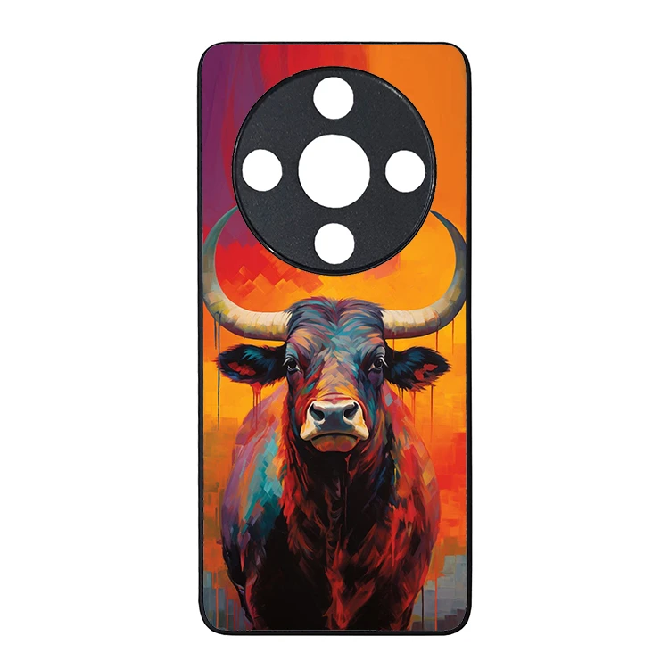 کاور گالری وبفر طرح گاو مناسب برای گوشی موبایل آنر x9b