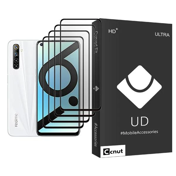 محافظ صفحه نمایش کوکونات مدل UDB Ultra MIX004 مناسب برای گوشی موبایل ریلمی 6i بسته چهار عددی
