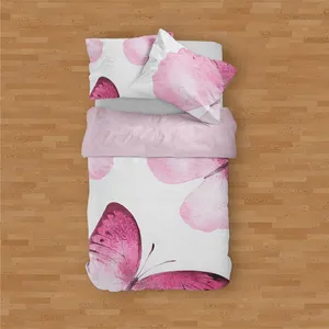 سرویس خواب مدوپد طرح شاپرک مدل PAT00086 یک نفره 4 تکه