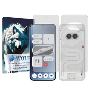 Wolf transparent Screen Protector Suitable for Nothing Phone 2A Mobile Phone with Back Protector