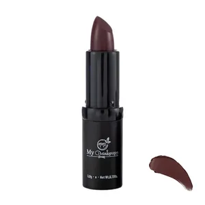 رژ لب جامد مات مای میکاپ استوری مدل LP رنگ جگری شماره 10