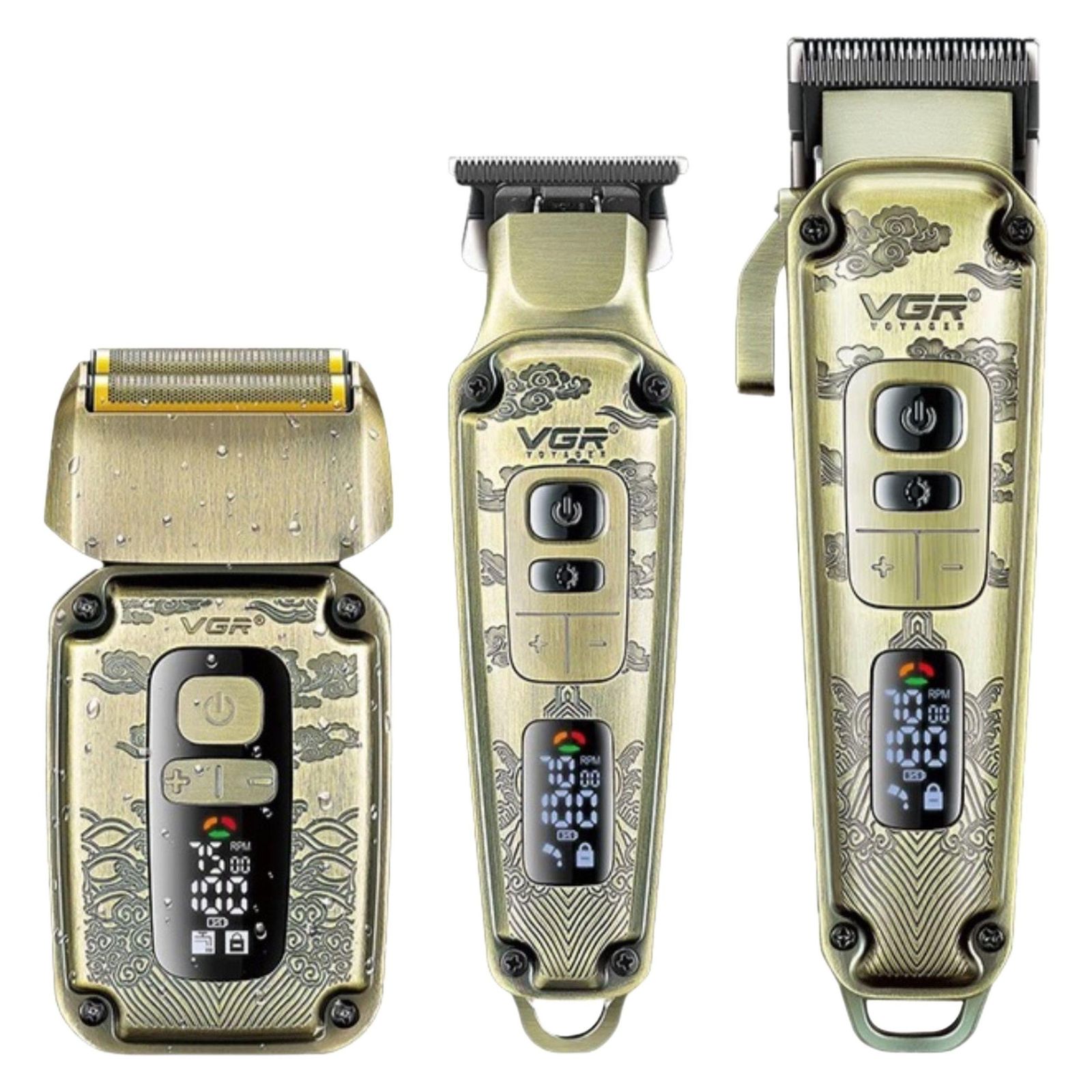 ماشین اصلاح موی سر و صورت وی جی ار مدل V-642 -  - 1