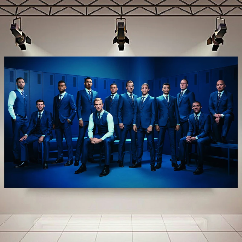 پوستر پارچه ای طرح فوتبال مدل بازیکنان تیم ملی انگلیس در یورو 20 کد AR30770