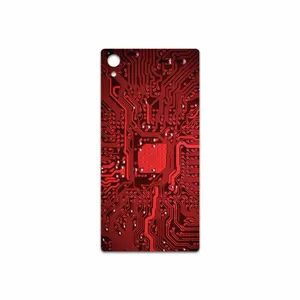 MAHOOT Red Printed Circuit Board Cover Sticker for Sony Xperia Z5