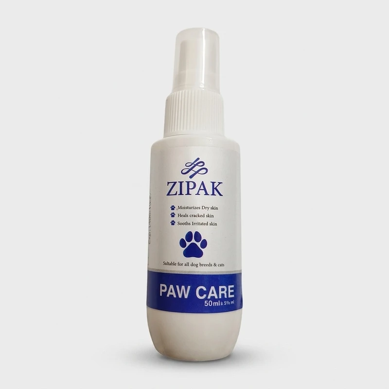 اسپری نرم‌کننده و ترمیم‌کننده کف پنجه سگ و گربه زیپک مدل Paw Care حجم 50 میلی‌لیتر