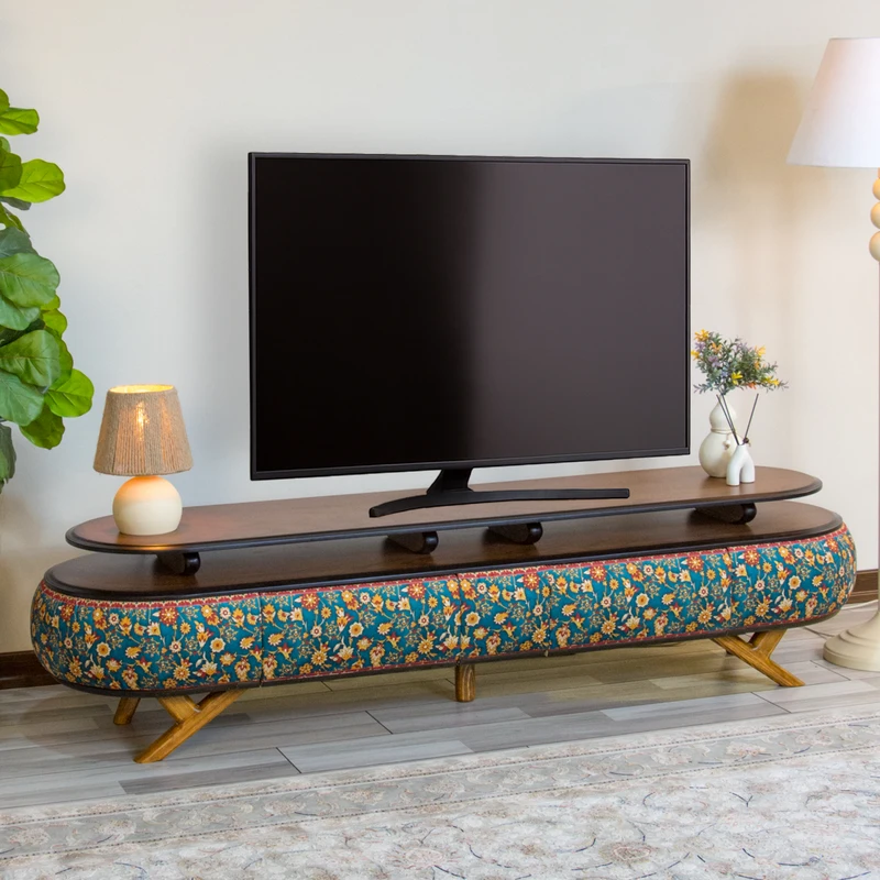 میز تلویزیون مدل قمصر 190 مناسب برای تلویزیون تا 75 اینچ