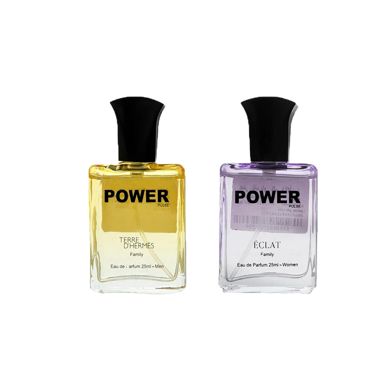 عطر جیبی زنانه پاور پالس مدل  Eclat- Terre D’Hermes حجم 25 میلی لیتر بسته 2 عددی