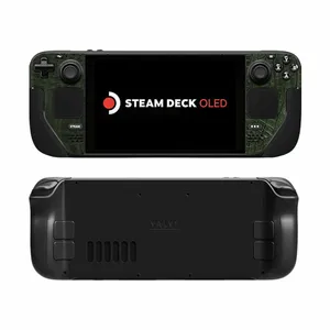MAHOOT Valve Steam Deck OLED_Green Crocodile Leather-Matte Black