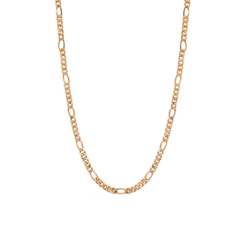 گردنبند طلا 18 عیار زنانه الی گالری مدل فیگارو کد 130