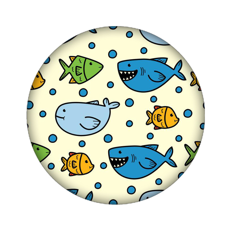 استیکر تزئینی موبایل مدل ماهی کد 4745