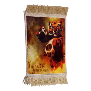 فرش ماشینی دیوارکوب مدل پاندا کونگ فو کار کد 32