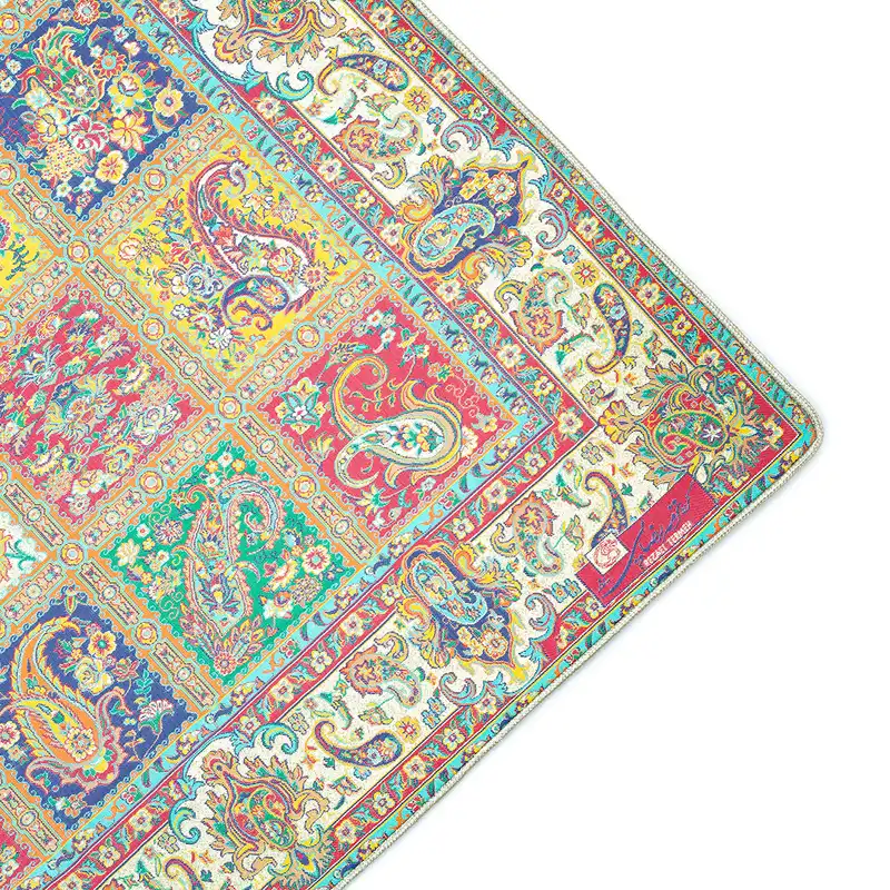 رومیزی ترمه رضایی طرح پارسیان مدل مربع