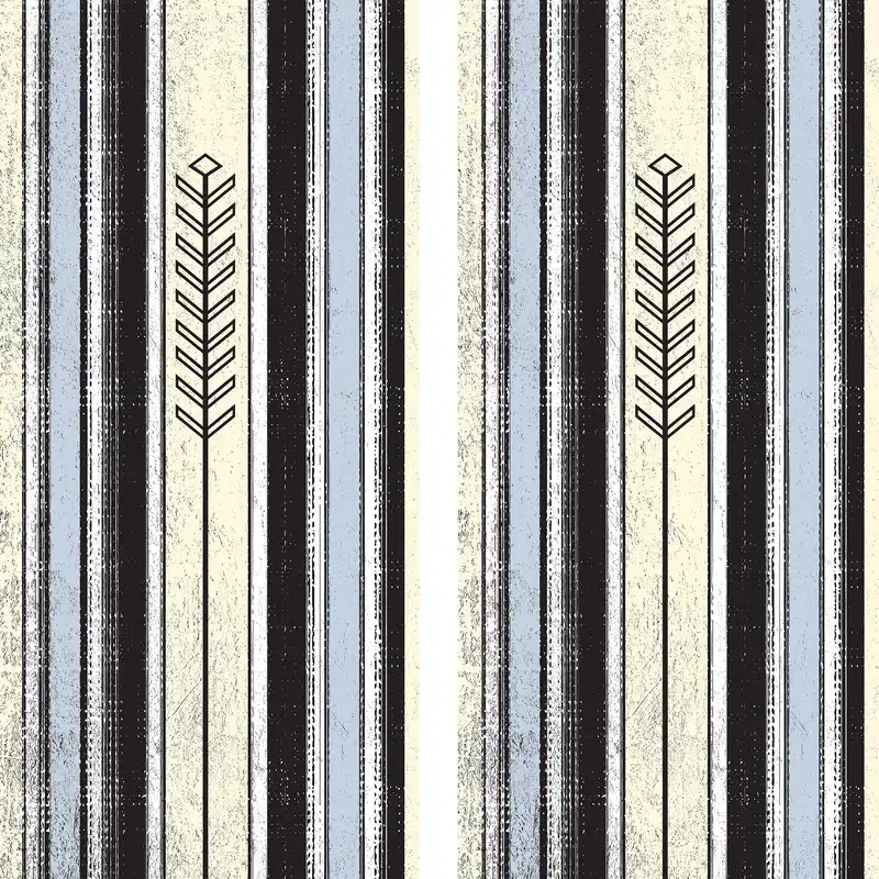 پرده مدل پانچی طرح شاخه گندم سایز 280x145 سانتی متر