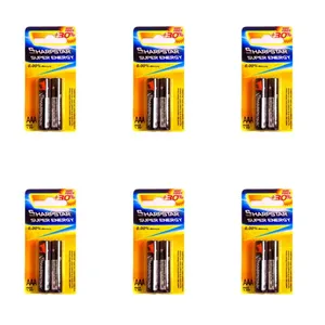 باتری نیم قلمی شارپ استار مدل super  energy بسته 12 عددی