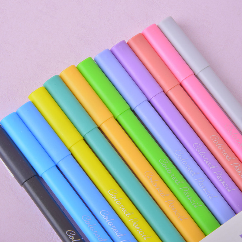 مداد رنگی 12 رنگ مدل بینهایت طرح پاک کن دار