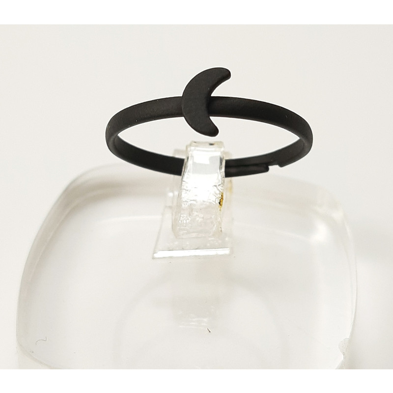 انگشتر زنانه مدل ماه کاپل کد Rcs6 مجموعه 2 عددی