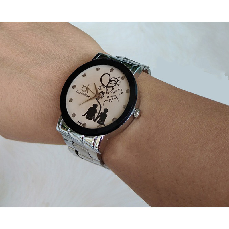 ساعت مچی عقربه ای دخترانه مدل LOVE کد 210