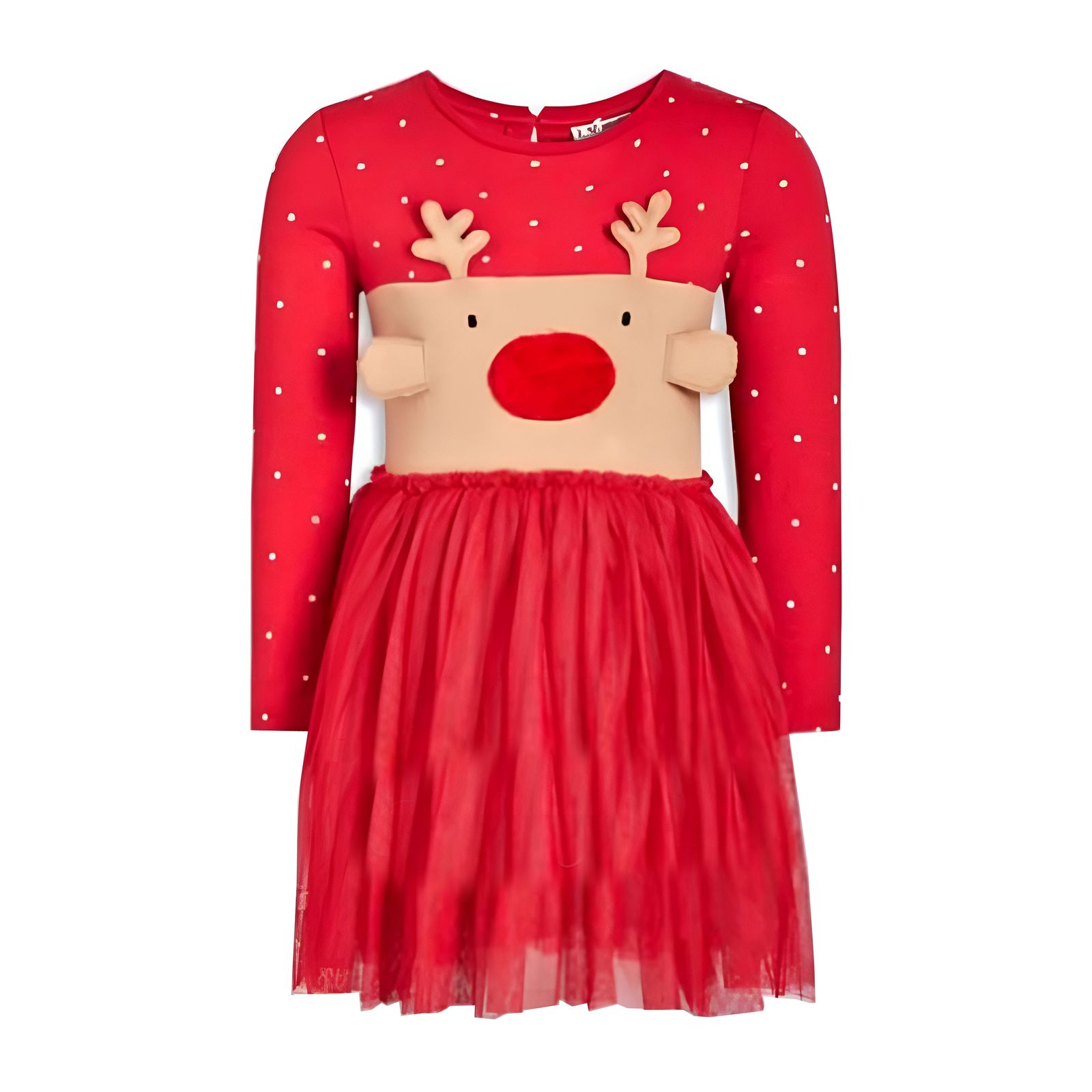 پیراهن دخترانه نکست مدل کریسمس کد ma-130 -  - 1