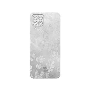 MAHOOT Silver-Wildflower Cover Sticker for Samsung Galaxy M33