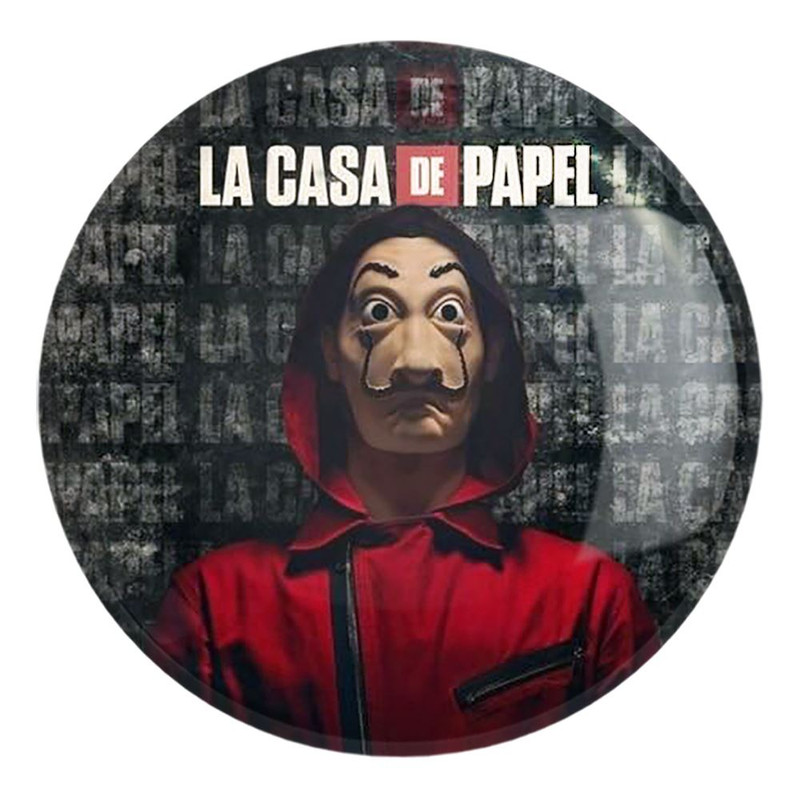 پیکسل خندالو طرح سریال Money Heist کد 3235 مدل بزرگ