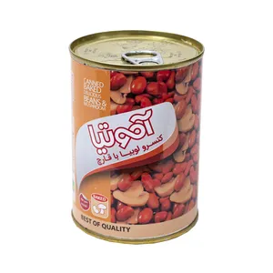 کنسرو لوبیاچیتی با قارچ آموتیا - 400 گرم