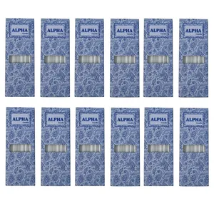 شمع قلمی آلفا کد 30 دوازده بسته 12 عددی