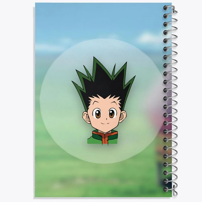 دفتر شطرنجی 50 برگ خندالو طرح گون فریکس انیمه هانتر ایکس هانتر Hunter × Hunter کد 11959